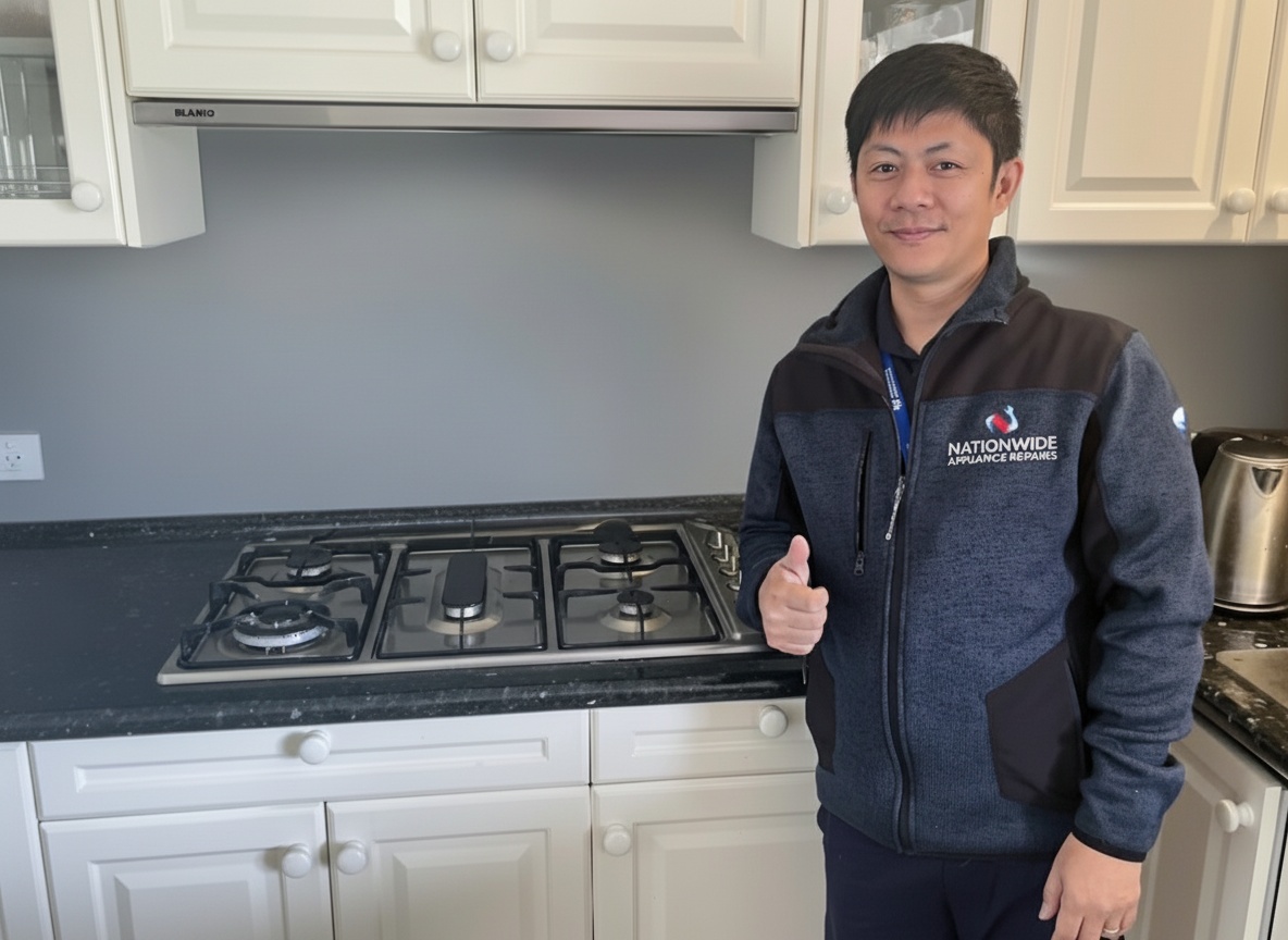 Technician with tools