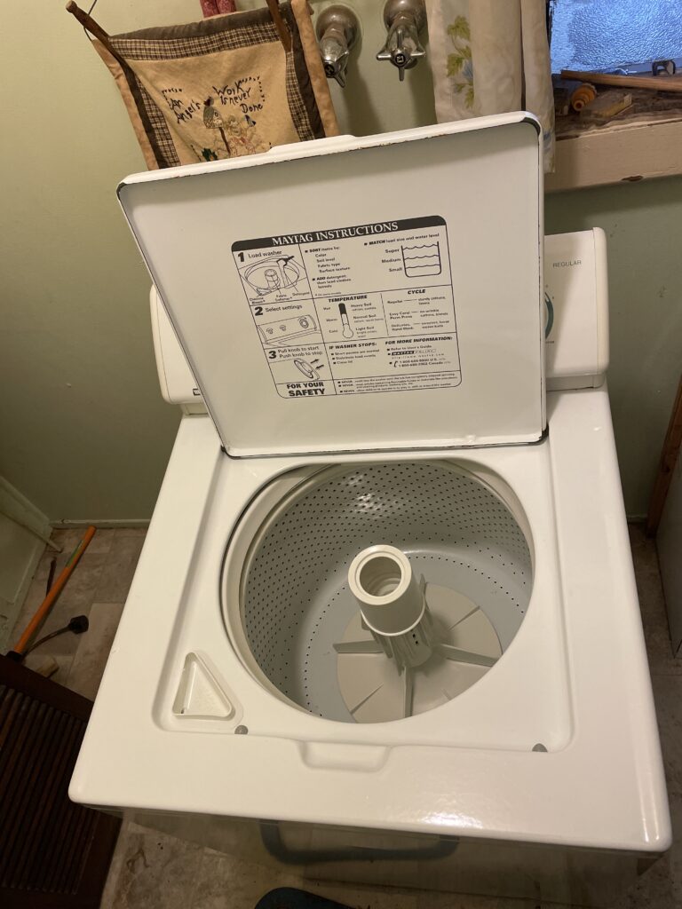 Final Visit – Maytag Washing Machine Internal View After Reconditioning