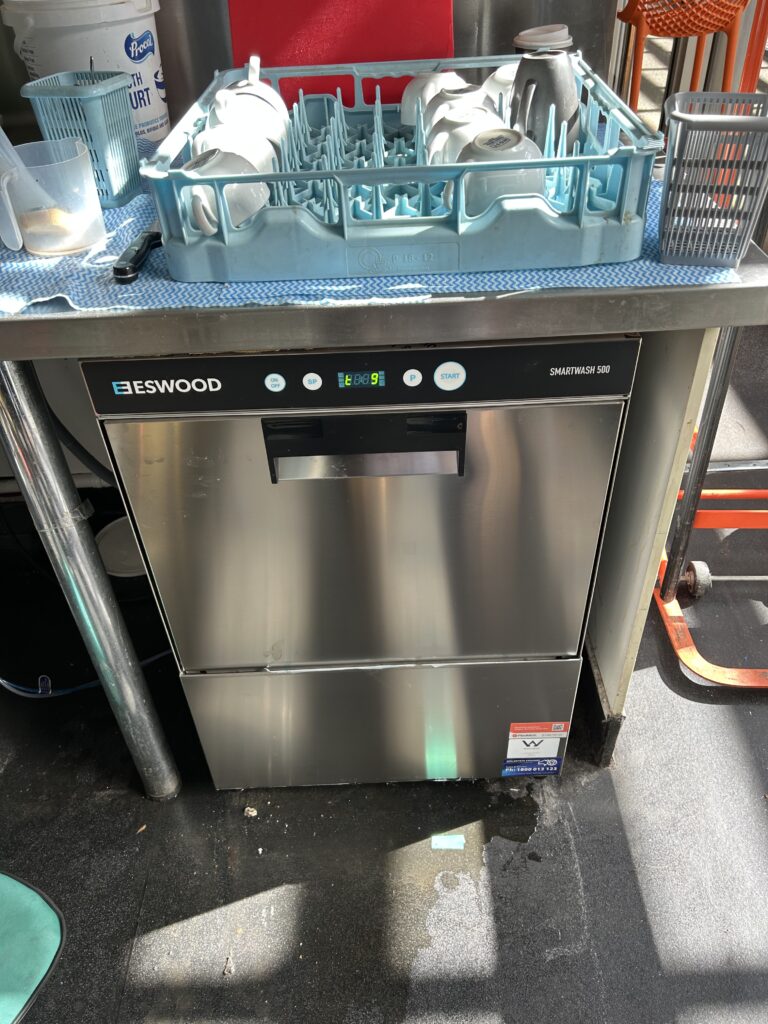 Final Visit – New Commercial Dishwasher Installation Completed