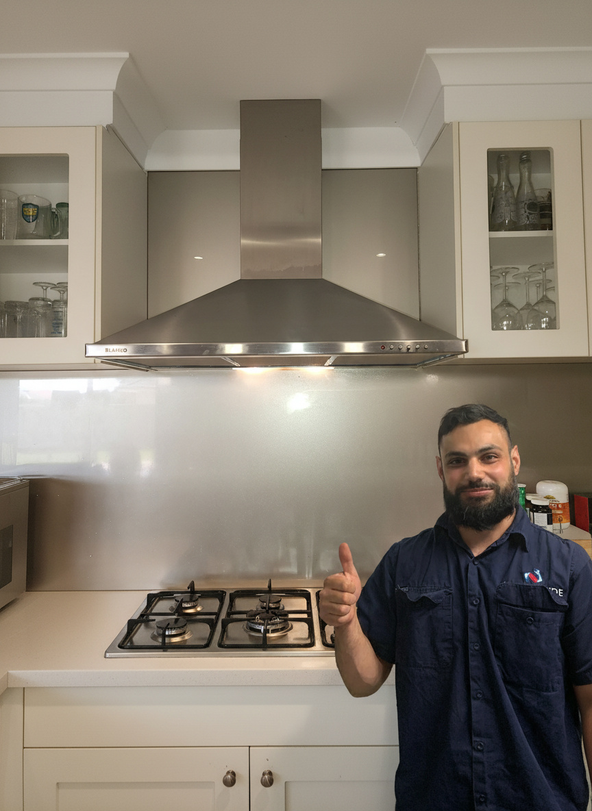 Technician with tools