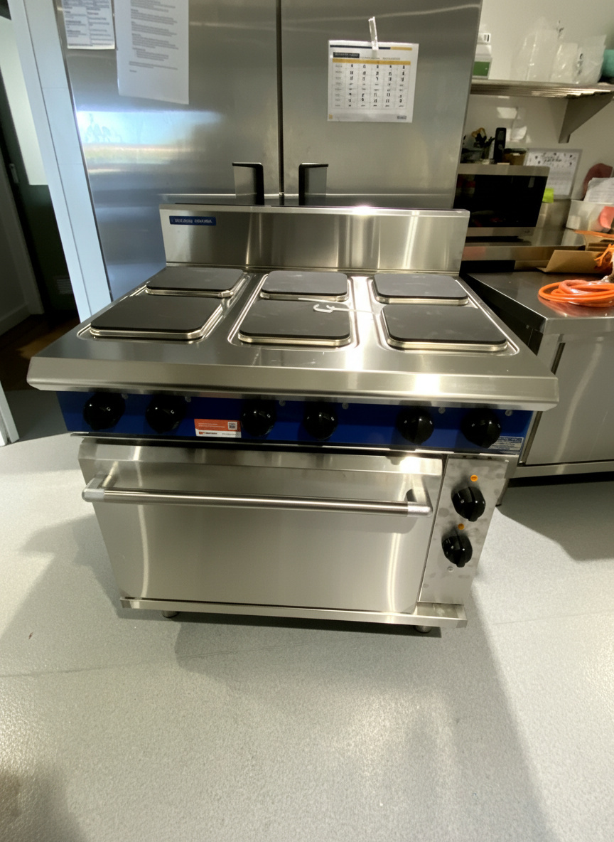 Technician repairing an appliance
