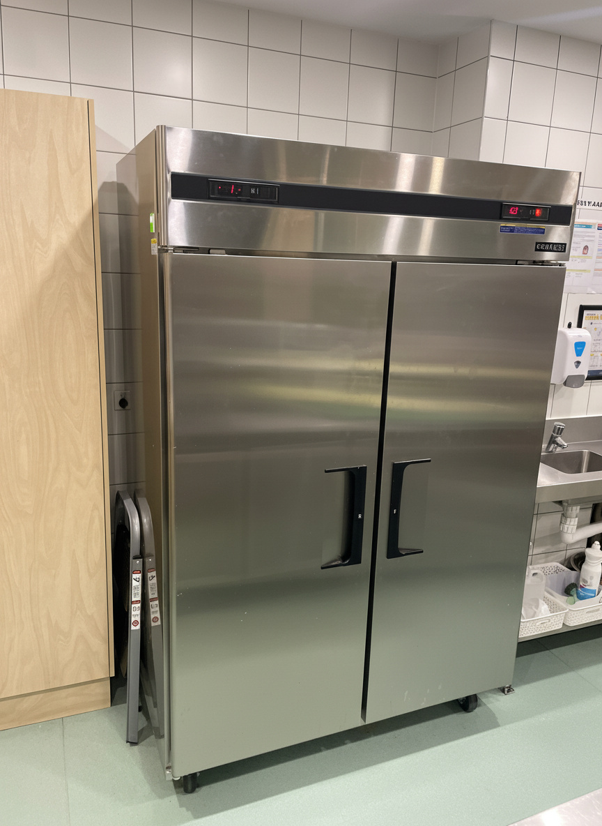 Technician repairing an appliance