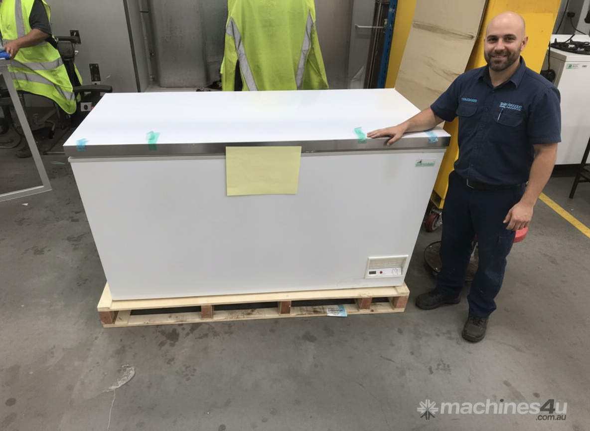 Technician repairing an appliance