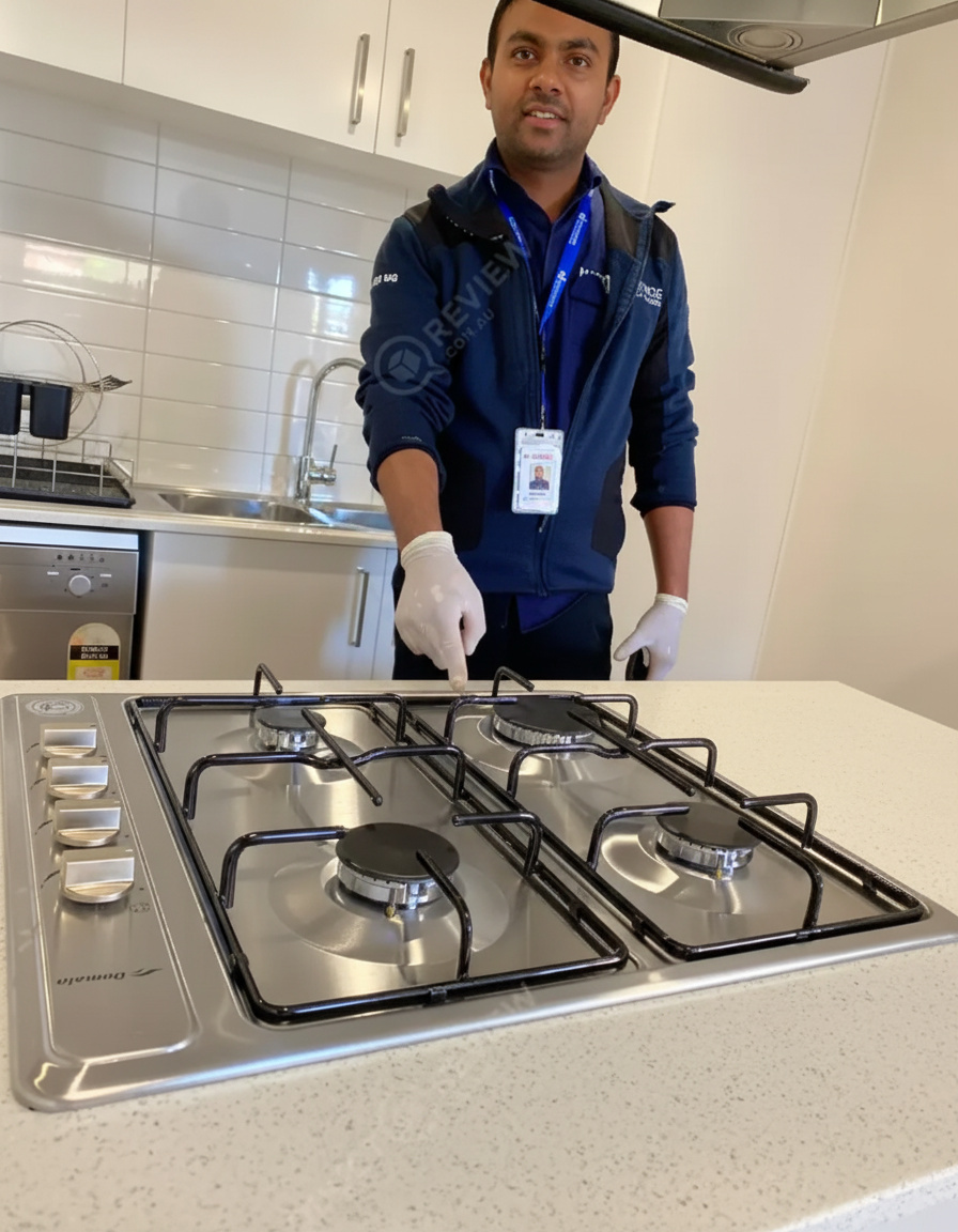 Technician with tools