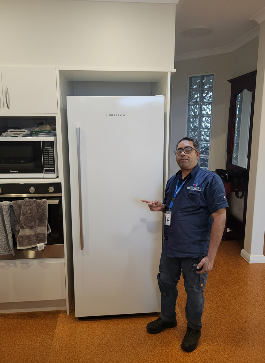 Technician with tools