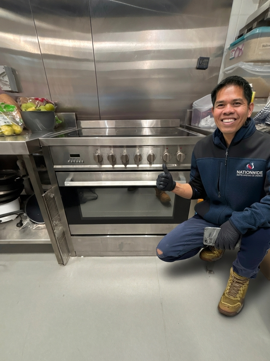 Technician with tools