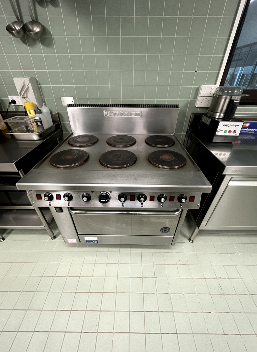 Technician repairing an appliance