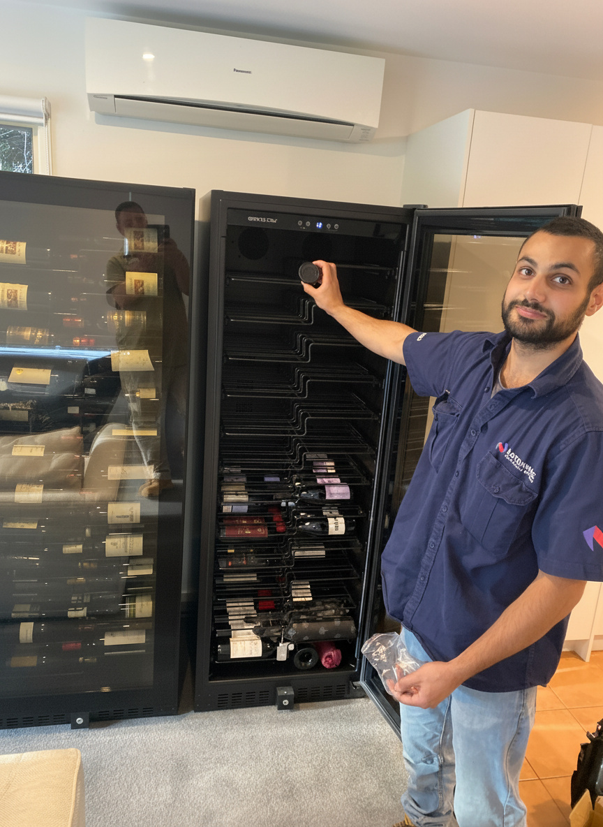 Technician with tools