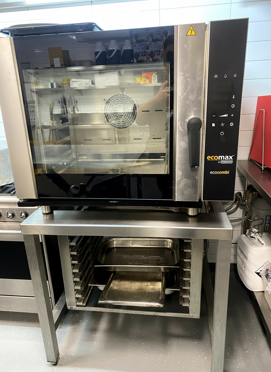 Technician repairing an appliance