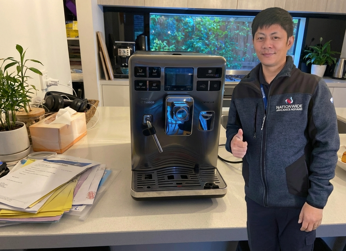 Technician with tools