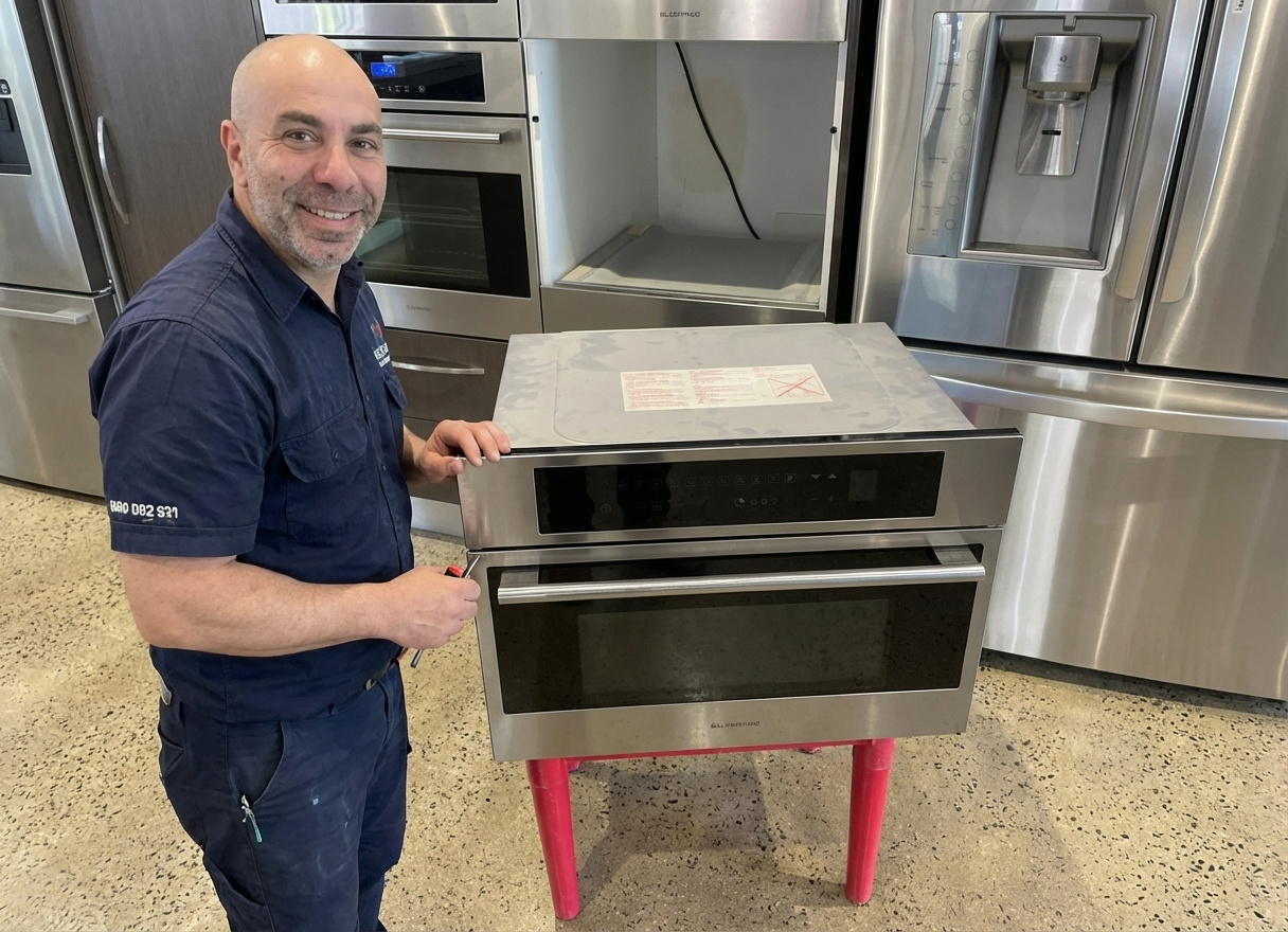 Technician with tools