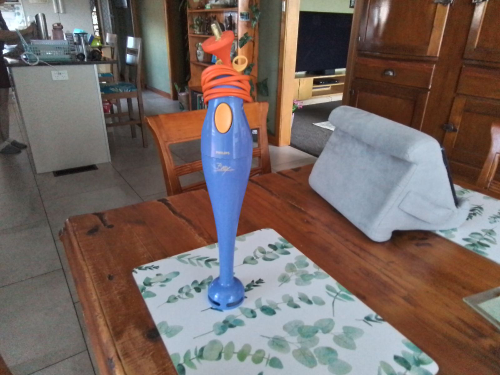 Technician repairing an appliance